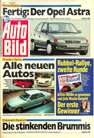 Deckblatt Auto Bild (11/1991)